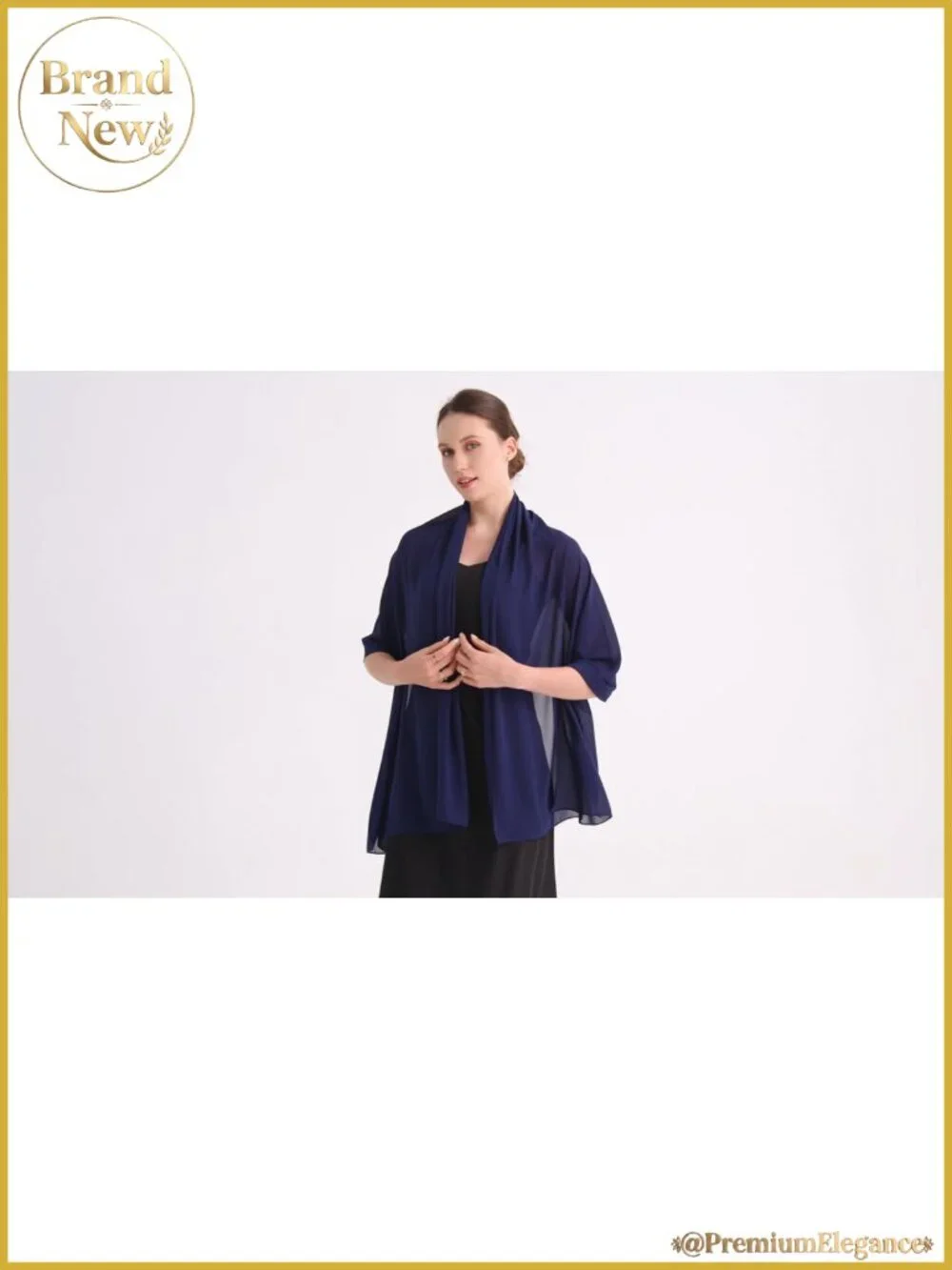 Ciormis Chiffon Shawl Wrap Lightweight Evening Dress Wedding Bridesmaid Formal